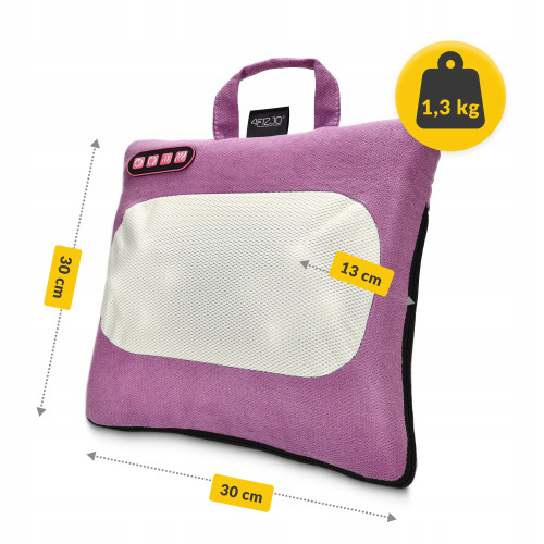 Масажна подушка  4FIZJO Shiatsu Lite Violet - фото №2